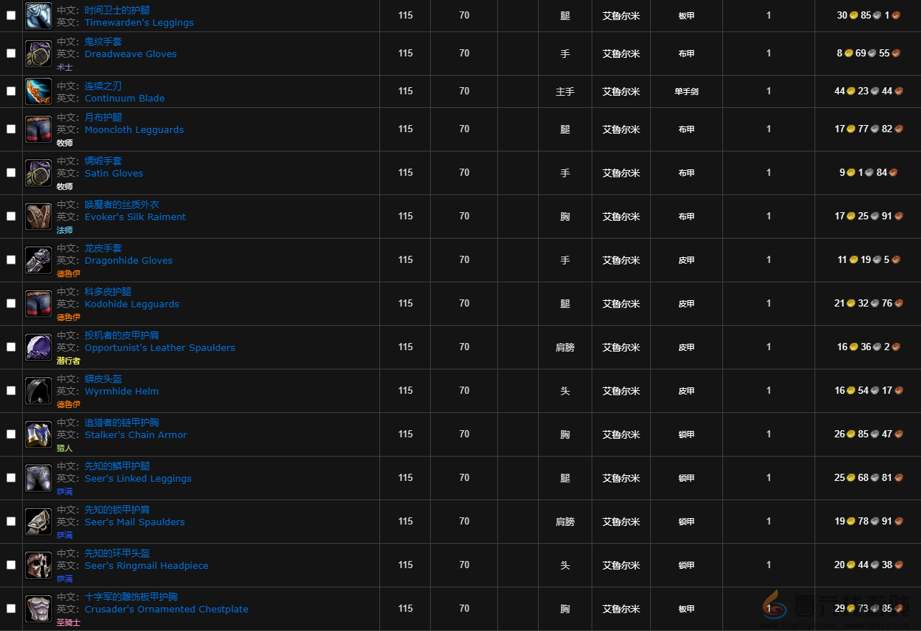 魔兽世界怀旧服时光守护者军需官坐标位置介绍(图3) 魔兽世界怀旧服时光守护者军需官坐标位置介绍(图3)