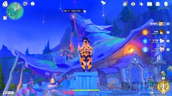 原神赐福森林欢声飞羽全位置攻略(图6) 原神赐福森林欢声飞羽全位置攻略(图6)