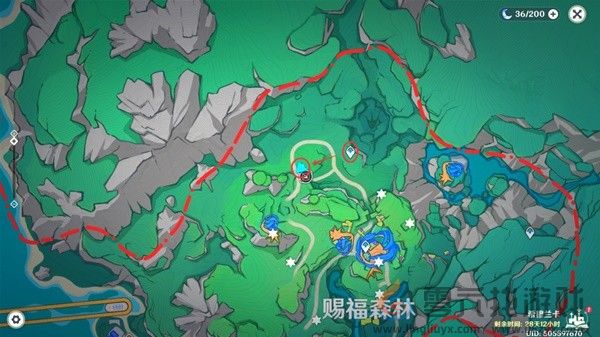 原神赐福森林欢声飞羽全位置攻略(图31) 原神赐福森林欢声飞羽全位置攻略(图31)