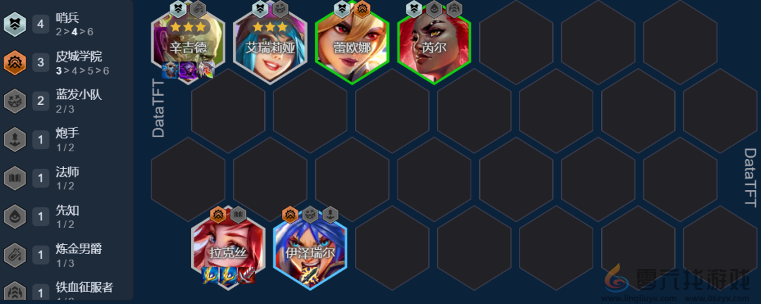 金铲铲之战孤胆英雄拉克丝阵容推荐(图4) 金铲铲之战孤胆英雄拉克丝阵容推荐(图4)