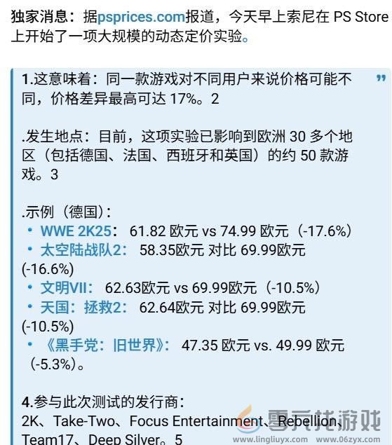 不同用户不同价格！ 索尼开启账户个性化定价测试(图2)